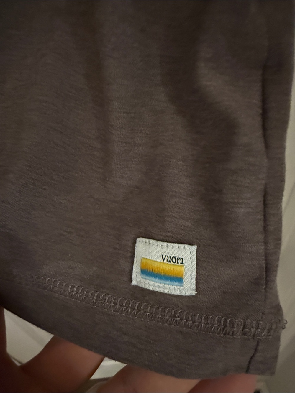Vuori Men's Long Sleeve Crew — purple - Picture 2 of 3
